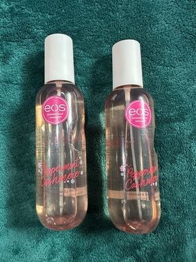 eos Peppermint Cashmere Body Mist - Pink Clear Bottle Duo